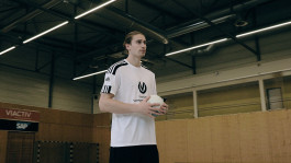Juri Knorr für DVAG und Learn Handball Picture by Philipp Pohl, Berlin & Worldwide